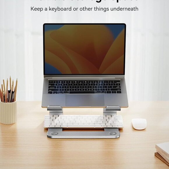 Laptop Stand for Desk, Laptop Riser Computer Stand for Laptop, Ergonomic Laptop - Picture 6 of 7